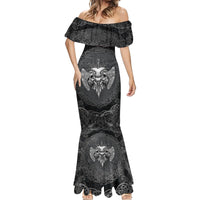 Until Valhalla Viking Skull Mermaid Dress - Wonder Print Shop