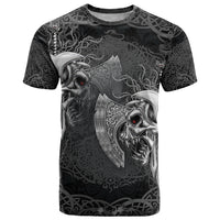 Until Valhalla Viking Skull T Shirt - Wonder Print Shop