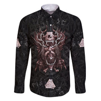 Viking Odin Family Matching Puletasi Dress and Hawaiian Shirt Viking Allfather's Radiance - Wonder Print Shop