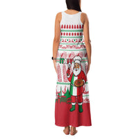 Italy Christmas Family Matching Tank Maxi Dress and Hawaiian Shirt with Pizza Chef Santa Leaning Tower Colosseum and Red Green Holiday Pattern Design - Wonder Print Shop