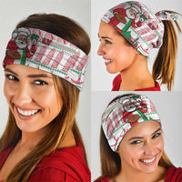 Italy Christmas Neck Gaiter with Pizza Chef Santa Leaning Tower Colosseum and Red Green Holiday Pattern Design - Wonder Print Shop