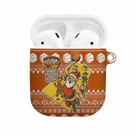 Basketball Santa Claus Christmas AirPods Case Xmas Holiday Patterns - Wonder Print Shop