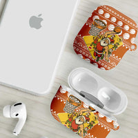 Basketball Santa Claus Christmas AirPods Case Xmas Holiday Patterns - Wonder Print Shop