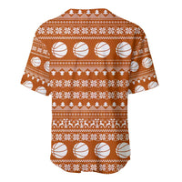 Basketball Santa Claus Christmas Baseball Jersey Xmas Holiday Patterns - Wonder Print Shop