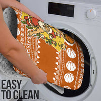 Basketball Santa Claus Christmas Bathroom Set Xmas Holiday Patterns - Wonder Print Shop