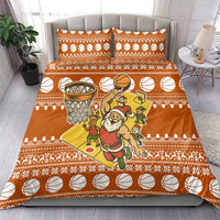 Basketball Santa Claus Christmas Bedding Set Xmas Holiday Patterns - Wonder Print Shop