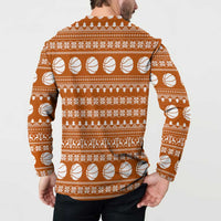 Basketball Santa Claus Christmas Button Sweatshirt Xmas Holiday Patterns - Wonder Print Shop