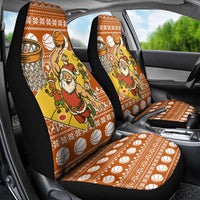 Basketball Santa Claus Christmas Car Seat Cover Xmas Holiday Patterns - Wonder Print Shop
