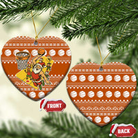Basketball Santa Claus Christmas Ceramic Ornament Xmas Holiday Patterns - Wonder Print Shop