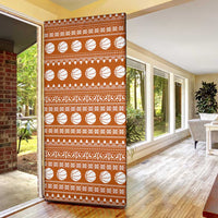 Basketball Santa Claus Christmas Door Cover Xmas Holiday Patterns - Wonder Print Shop