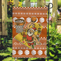 Basketball Santa Claus Christmas Garden Flag Xmas Holiday Patterns - Wonder Print Shop