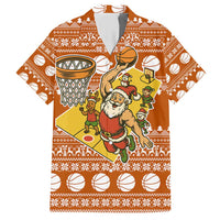 Basketball Santa Claus Christmas Hawaiian Shirt Xmas Holiday Patterns - Wonder Print Shop