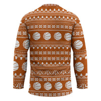 Basketball Santa Claus Christmas Hockey Jersey Xmas Holiday Patterns - Wonder Print Shop