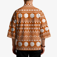 Basketball Santa Claus Christmas Kimono Xmas Holiday Patterns - Wonder Print Shop