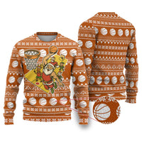 Basketball Santa Claus Christmas Ugly Christmas Sweater Xmas Holiday Patterns - Wonder Print Shop