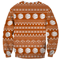 Basketball Santa Claus Christmas Sweatshirt Xmas Holiday Patterns - Wonder Print Shop