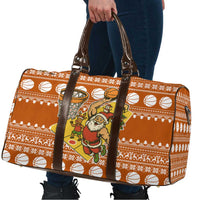 Basketball Santa Claus Christmas Travel Bag Xmas Holiday Patterns - Wonder Print Shop