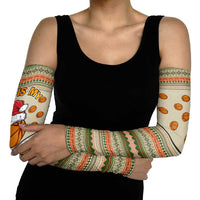 Basketball Winter Christmas Arm Sleeves Xmas Holiday Patterns - Wonder Print Shop