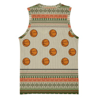 Basketball Winter Christmas Basketball Jersey Xmas Holiday Patterns - Wonder Print Shop