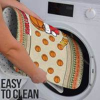 Basketball Winter Christmas Bathroom Set Xmas Holiday Patterns - Wonder Print Shop