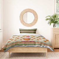 Basketball Winter Christmas Bedding Set Xmas Holiday Patterns - Wonder Print Shop