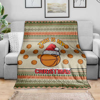 Basketball Winter Christmas Blanket Xmas Holiday Patterns - Wonder Print Shop
