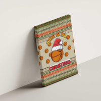 Basketball Winter Christmas Canvas Wall Art Xmas Holiday Patterns - Wonder Print Shop