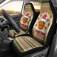 Basketball Winter Christmas Car Seat Cover Xmas Holiday Patterns - Wonder Print Shop