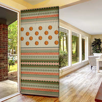 Basketball Winter Christmas Door Cover Xmas Holiday Patterns - Wonder Print Shop