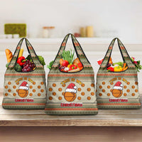 Basketball Winter Christmas Grocery Bag Xmas Holiday Patterns - Wonder Print Shop