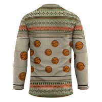 Basketball Winter Christmas Hockey Jersey Xmas Holiday Patterns - Wonder Print Shop