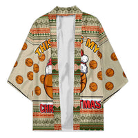 Basketball Winter Christmas Kimono Xmas Holiday Patterns - Wonder Print Shop