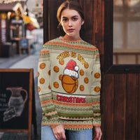 Basketball Winter Christmas Ugly Christmas Sweater Xmas Holiday Patterns - Wonder Print Shop