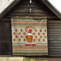 Basketball Winter Christmas Quilt Xmas Holiday Patterns - Wonder Print Shop