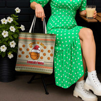 Basketball Winter Christmas Tote Bag Xmas Holiday Patterns - Wonder Print Shop
