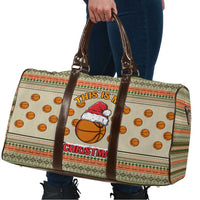 Basketball Winter Christmas Travel Bag Xmas Holiday Patterns - Wonder Print Shop