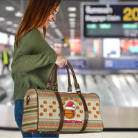 Basketball Winter Christmas Travel Bag Xmas Holiday Patterns - Wonder Print Shop