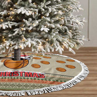 Basketball Winter Christmas Tree Skirt Xmas Holiday Patterns - Wonder Print Shop
