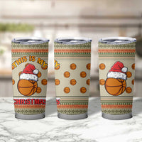 Basketball Winter Christmas Tumbler Cup Xmas Holiday Patterns - Wonder Print Shop