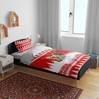 Beagle Dashing Dog Christmas Bedding Set Xmas Holiday Patterns - Wonder Print Shop