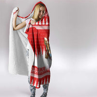 Beagle Dashing Dog Christmas Hooded Blanket Xmas Holiday Patterns - Wonder Print Shop