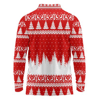 Beagle Dashing Dog Christmas Long Sleeve Polo Shirt Xmas Holiday Patterns - Wonder Print Shop