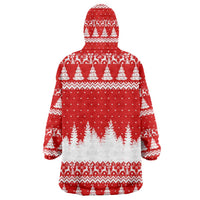 Beagle Dashing Dog Christmas Wearable Blanket Hoodie Xmas Holiday Patterns - Wonder Print Shop