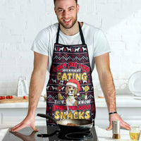 Beagle Dog They Know When You Have Snacks Christmas Apron Xmas Holiday Patterns - Wonder Print Shop