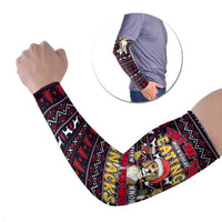 Beagle Dog They Know When You Have Snacks Christmas Arm Sleeves Xmas Holiday Patterns - Wonder Print Shop