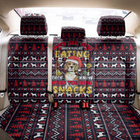 Beagle Dog They Know When You Have Snacks Christmas Back Car Seat Cover Xmas Holiday Patterns - Wonder Print Shop