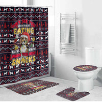 Beagle Dog They Know When You Have Snacks Christmas Bathroom Set Xmas Holiday Patterns - Wonder Print Shop