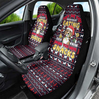 Beagle Dog They Know When You Have Snacks Christmas Car Seat Cover Xmas Holiday Patterns - Wonder Print Shop