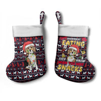 Beagle Dog They Know When You Have Snacks Christmas Stocking Xmas Holiday Patterns - Wonder Print Shop