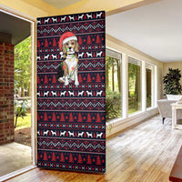 Beagle Dog They Know When You Have Snacks Christmas Door Cover Xmas Holiday Patterns - Wonder Print Shop